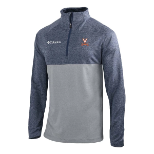Virginia Cavaliers Columbia Rockin' It 1/4 Zip Large Collegiate Navy