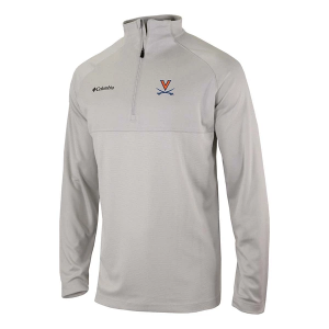 Virginia Cavaliers Columbia Rockin' It 1/4 Zip Large Nimbus Grey