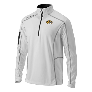 Missouri Tigers Columbia Shotgun 1/4 Zip Small White