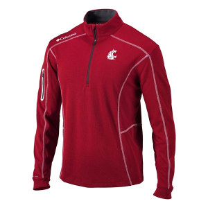 Washington State Cougars Columbia Shotgun 1/4 Zip XLarge Beet