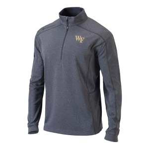 Wake Forest Deacons Columbia Shotgun 1/4 Zip Medium Heather Forged Iron