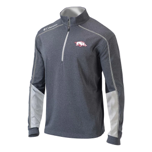 Arkansas Razorbacks Columbia Shotgun 2.0 1/4 Zip Large White