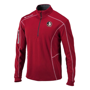 Florida State Seminoles Columbia Shotgun Pullover Decorated 1/4 Zip XLarge Beet