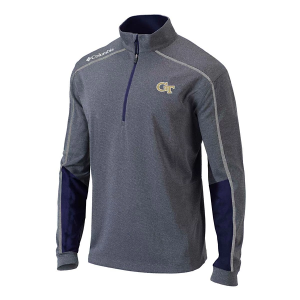 Georgia Tech Yellow Jackets Columbia Shotgun 2.0 1/4 Zip Large Collegiate Navy