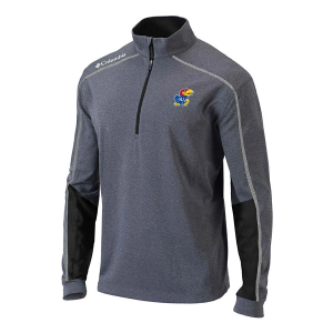 Kansas Jayhawks Columbia Shotgun 2.0 1/4 Zip XLarge Black