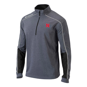Nebraska Cornhuskers Columbia Shotgun 2.0 1/4 Zip Medium Black
