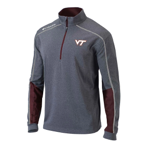 Virginia Tech Hokies Columbia Shotgun 2.0 1/4 Zip Medium Deep Maroon