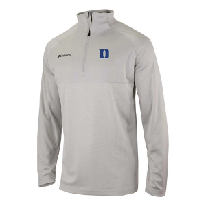 Duke Blue Devils Columbia Rockin' It 1/4 Zip Large Nimbus Grey
