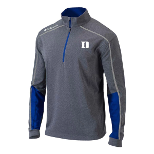 Duke Blue Devils Columbia Shotgun 2.0 White 1/4 Zip 2XLarge Grey/Azul