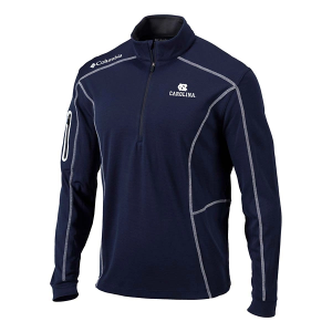 North Carolina Tar Heels Columbia Shotgun Alternate Logo 1/4 Zip Small Collegiate Navy