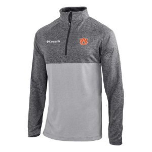 Auburn Tigers Columbia Rockin' It 1/4 Zip Medium City Grey