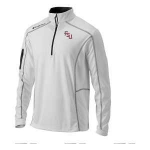 Florida State Seminoles Columbia Shotgun Pullover Decorated 1/4 Zip 2XLarge White