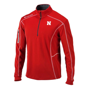 Nebraska Cornhuskers Columbia Shotgun 1/4 Zip XLarge Intense Red