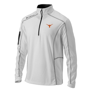 Texas Longhorns Columbia Shotgun 1/4 Zip Small White