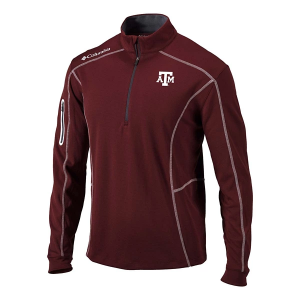 Texas A&M Aggies Columbia Shotgun 1/4 Zip Medium Deep Maroon