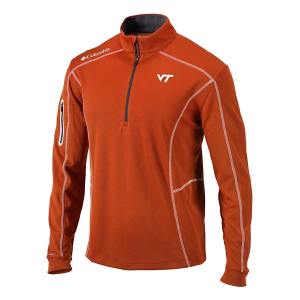 Virginia Tech Hokies Columbia Shotgun 1/4 Zip XLarge State Orange