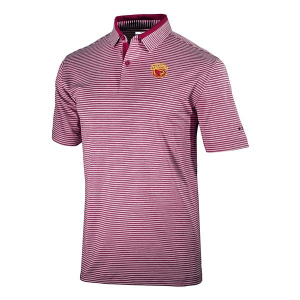 Iowa State Cyclones Columbia Golden Hills Alternate Logo Polo Medium Beet