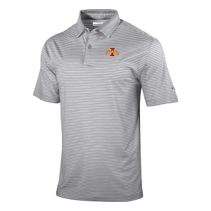 Iowa State Cyclones Columbia Golden Hills Polo Small Cool Grey