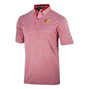 Kansas Jayhawks Columbia Golden Hills Alternate Logo Polo 2XLarge Intense Red