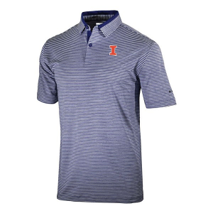 Illinois Fighting Illini Columbia Golden Hills Polo 2XLarge Collegiate Navy