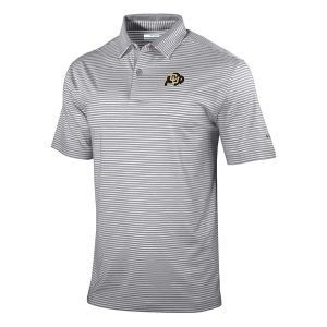 Colorado Buffaloes Columbia Golden Hills Polo Medium Cool Grey
