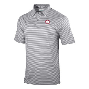 Alabama Crimson Tide Columbia Golden Hills Polo XLarge Cool Grey