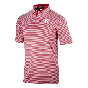 Nebraska Cornhuskers Columbia Golden Hills Polo Large Intense Red