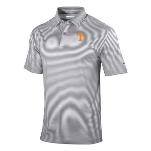 Tennessee Volunteers Columbia Golden Hills Polo XLarge Cool Grey