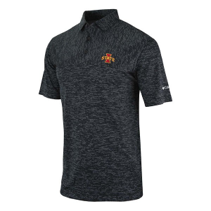 Iowa State Cyclones Columbia Heading Out Polo 2XLarge Black
