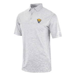 Pittsburgh Panthers Columbia Heading Out Alternate Logo Polo Large Cool Grey