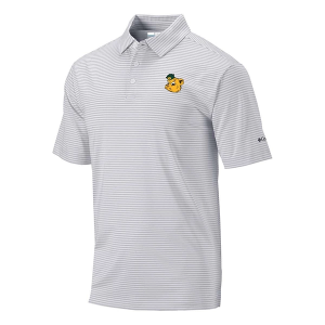 Baylor Bears Columbia Club Invite Decorated Polo Medium Cool Grey