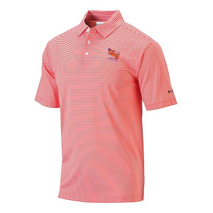 Clemson Tigers Columbia Club Invite Vintage Logo Polo XLarge State Orange