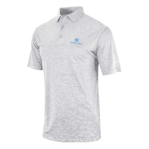 North Carolina Tar Heels Columbia Heading Out Alternate Logo Polo 2XLarge Cool Grey