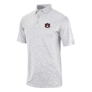 Auburn Tigers Columbia Women's Heading Out Polo Small Cool Grey