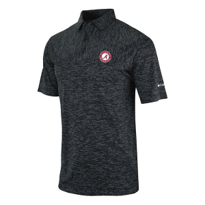 Alabama Crimson Tide Columbia Women's Heading Out Polo 2XLarge Black