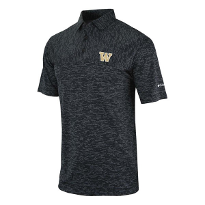 Washington Huskies Columbia Heading Out Polo 2XLarge Black