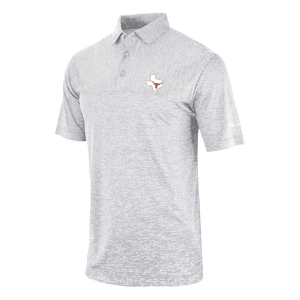 Texas Longhorns Columbia Heading Out Alternate Logo Polo Medium Cool Grey
