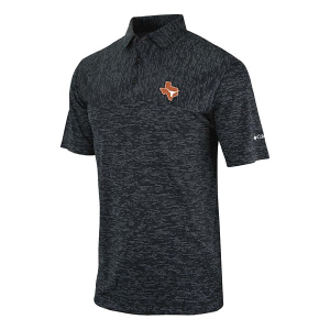 Texas Longhorns Columbia Heading Out Alternate Logo Polo Medium Black