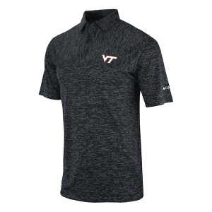 Virginia Tech Hokies Columbia Heading Out Polo Large Black