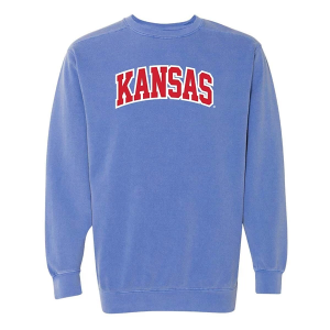 Kansas Jayhawks Range Crew 3XLarge Neon Blue