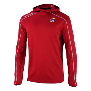 Kansas Jayhawks Columbia Shotgun T-Shirt XLarge Intense Red