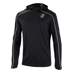 Kansas Jayhawks Columbia Shotgun T-Shirt Medium Black