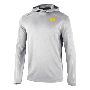 Michigan Wolverines Columbia Shotgun T-Shirt Large Cool Grey