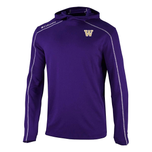 Washington Huskies Columbia Shotgun T-Shirt XLarge Purple