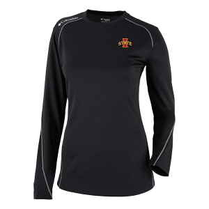 Iowa State Cyclones Columbia Women's Shotgun T-Shirt XLarge Black