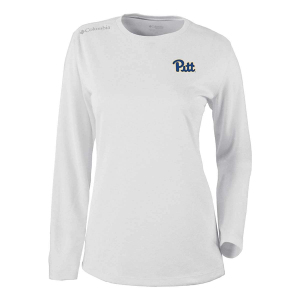 Pittsburgh Panthers Columbia Women's Shotgun T-Shirt Large White