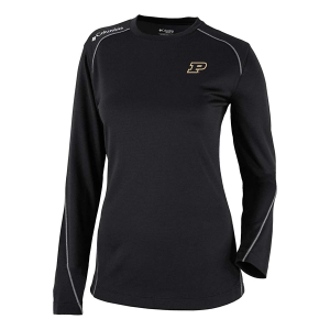 Purdue Boilermakers Columbia Women's Shotgun T-Shirt Medium Black