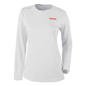 Syracuse Orange Columbia Women's Shotgun Alternate Logo T-Shirt Small White