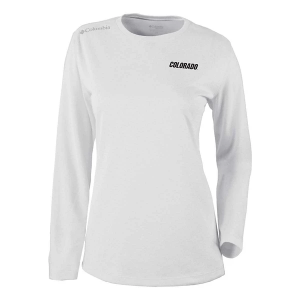 Colorado Buffaloes Columbia Women's Shotgun Alternate Logo T-Shirt Medium White