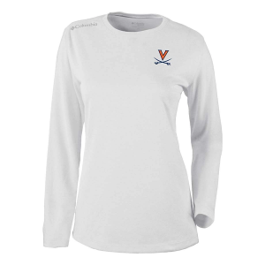 Virginia Cavaliers Columbia Women's Shotgun T-Shirt Small White